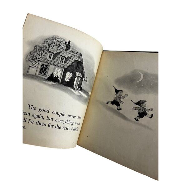 The Elves and the Shoemaker Vintage 1946 Children's Book Pied Piper - Picture 11 of 11